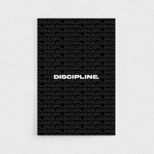 Discipline – Motivational & Inspirational Canvas Wall Art for Entrepreneurs