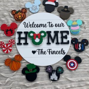 Interchangeable home sign- welcome sign