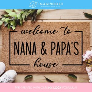 Grandparents Welcome Door Mat – Personalized Doormat