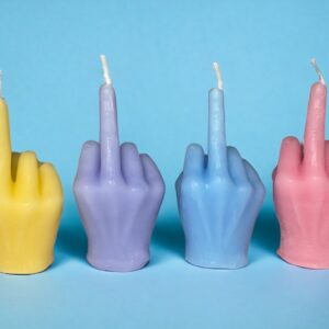 Middle Finger Candle